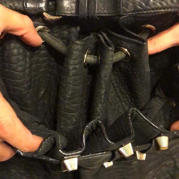 ✨Alexander Wang✨ Diego Bucket Black Purse Studs - Picture 8 of 8